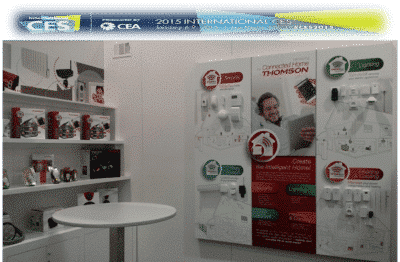 CES 2015 : Avidsen pour la première fois à Las Vegas avec sa maison connectée THOMSON
