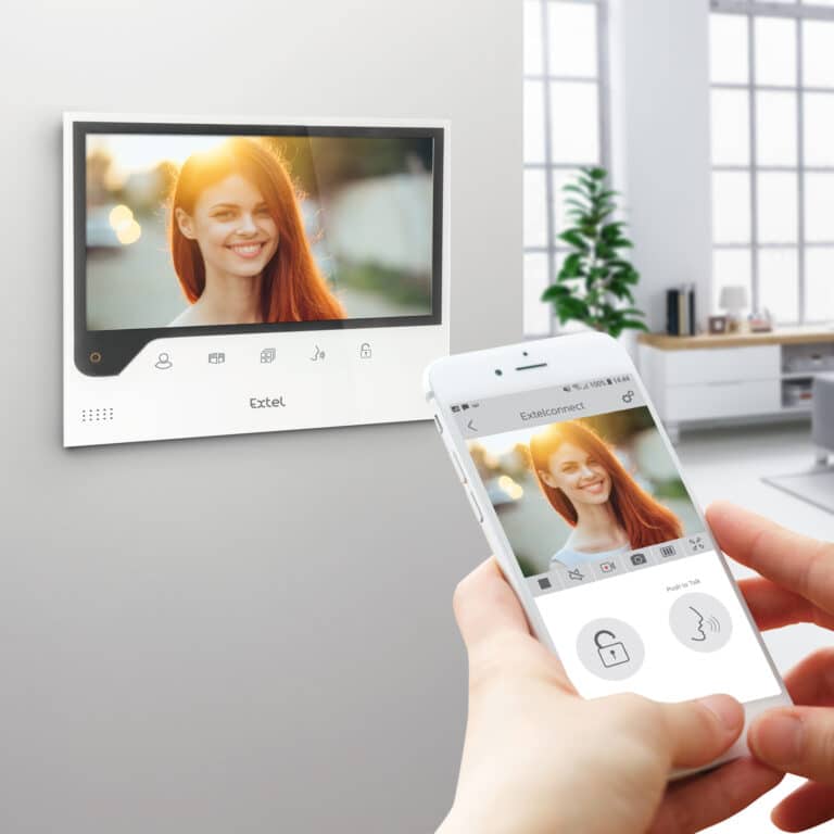 Videofone de 7 polegadas conectado ao seu smartphone - Connect - Extel