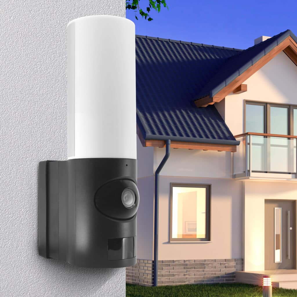 Avidsen Home Spotlight (ref 127005) caméra extérieure avec éclairage  intelligent application