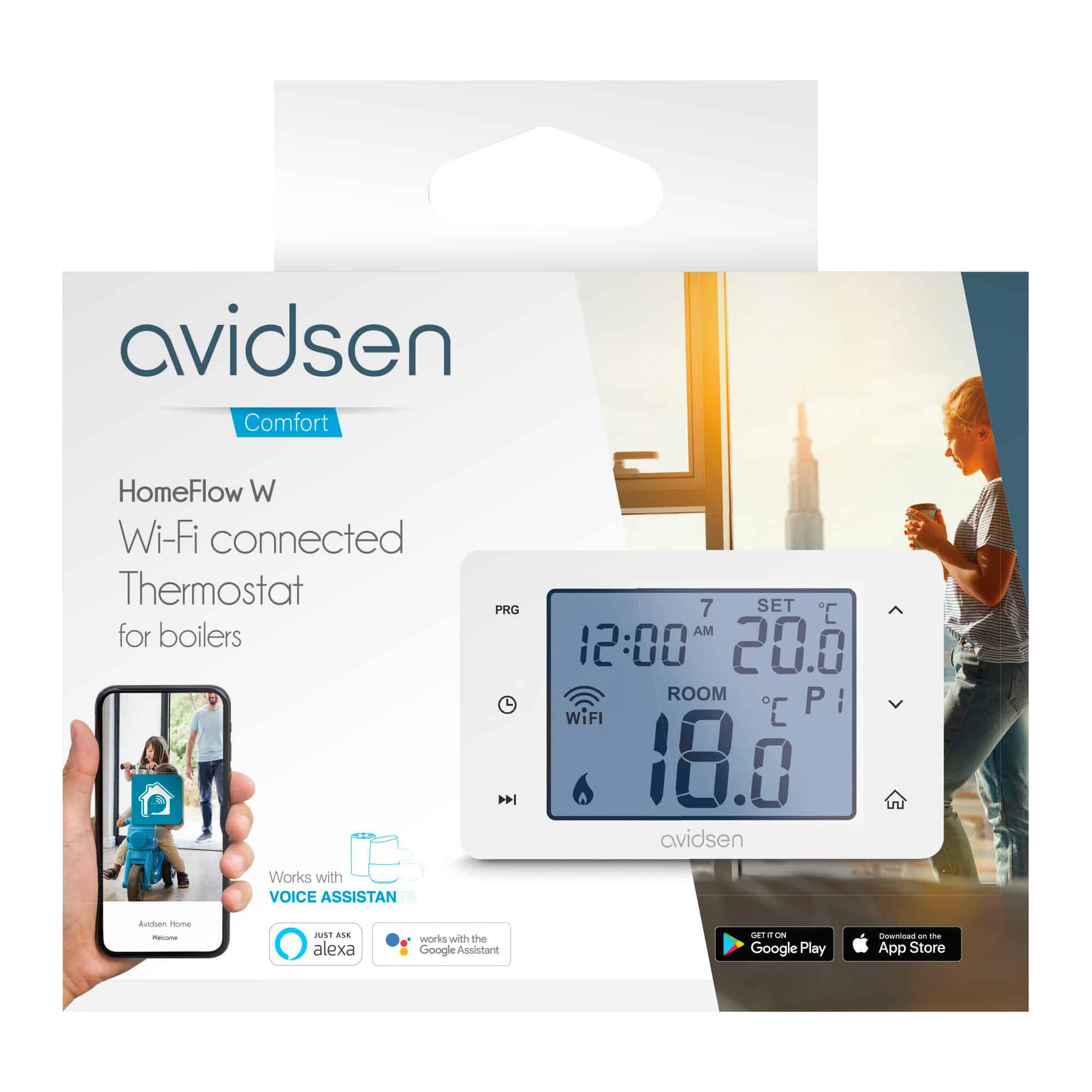 Avidsen HomeFlow W (ref 127062) thermostat filaire connecté