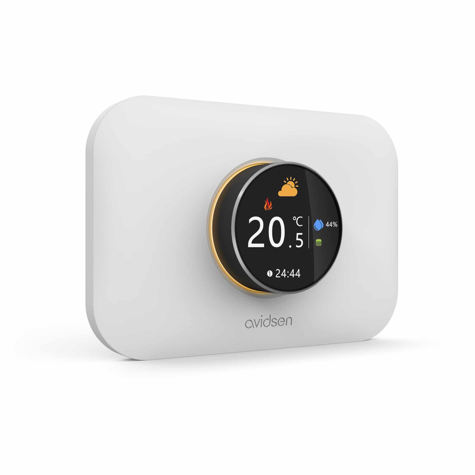 Termostato Wi-Fi Avidsen HomeTemp Bianco – Controllo Da App, Precisione 0,5°C, Compatibile Con Alexa E Google Home