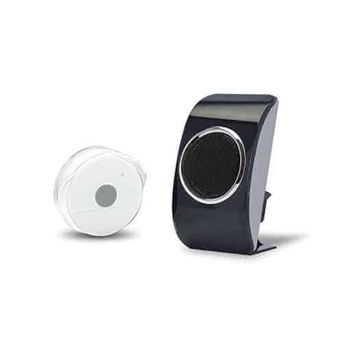 LOOFIN Extel - Sonnette sans fil mobile 50m de portée Blanc