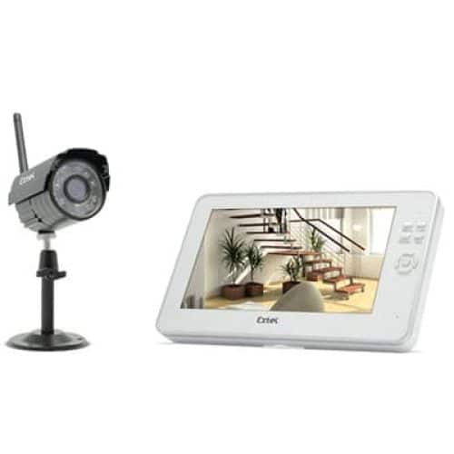 Vidéosurveillance numérique sans fil 200 m - O PLUS Kit seul (1 écran + 1 caméra)