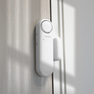 Mini alarme avec sirène Small Doorguard d'Avidsen sur porte