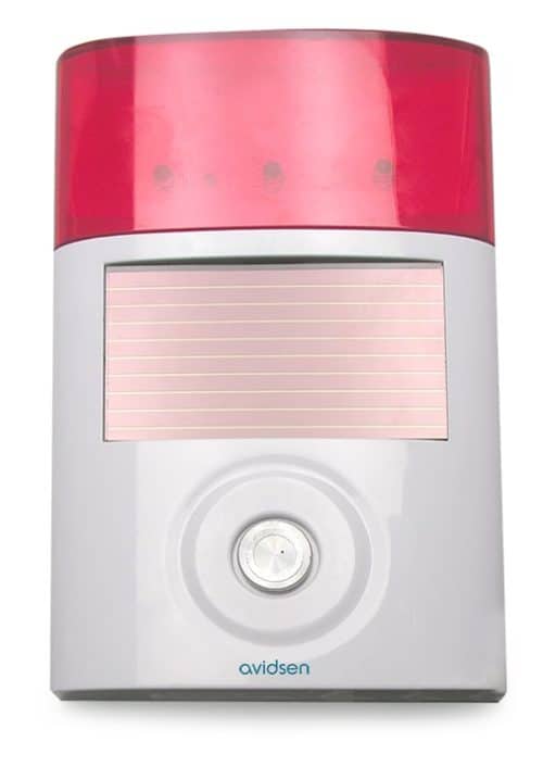 Sirène solaire externe sans fil supplémentaire pour kit d'alarme Avidsen 100108