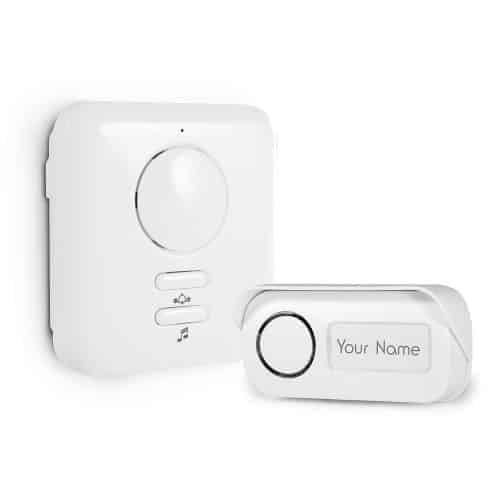 Doorbell with chime bell CLIP wireless - Avidsen Glossy White