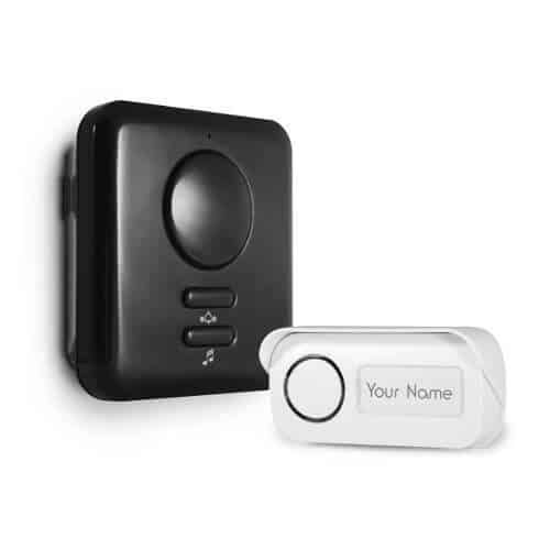 Doorbell with wireless CLIP chime - Avidsen Glossy Black