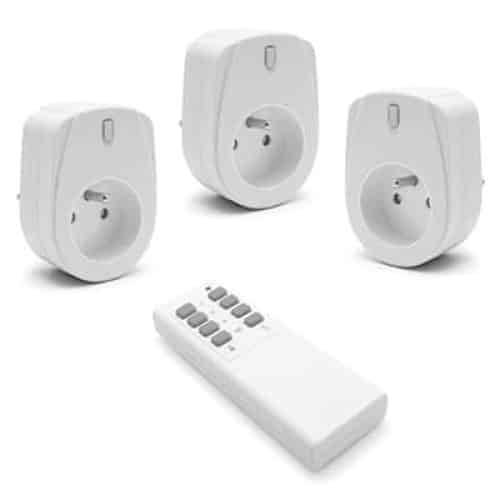 Kit 3 prises télécommandées intérieures