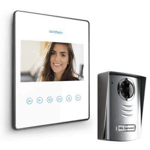 Visiophone extra plat LUTA 2+ Blanc