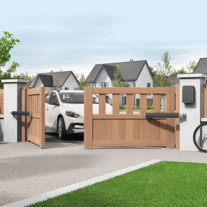 Motorisation à vérins pour portail à battants Teha-SE