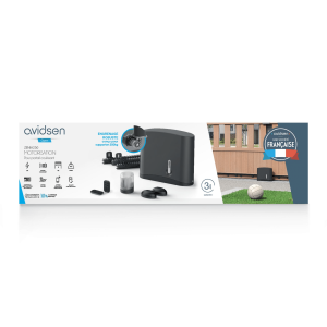 Packaging de la motorisation pour portail coulissant Zenia 250 d'Avidsen