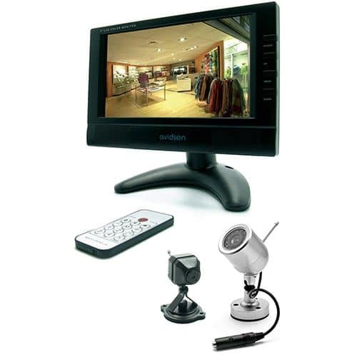 Kit de vidéosurveillance sans fil couleur