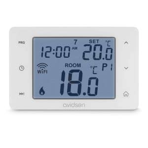 Thermostat filaire Avidsen de face