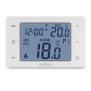 Thermostat filaire Avidsen de face