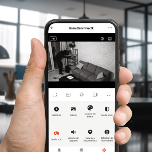 Caméra IP HomeCam Prim d'Avidsen connectée à Avidsen Home