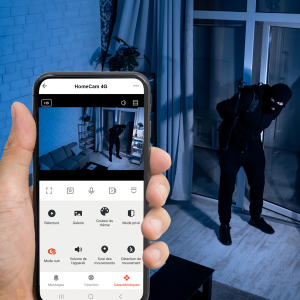 Caméra IP 4G intérieure surveillance 360° HomeCam i-4G