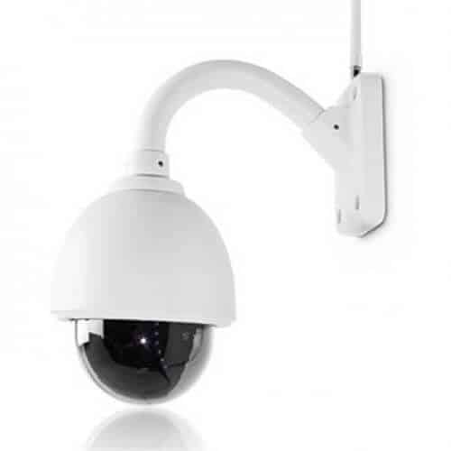 Caméra IP dôme PTZ WiFi 960p usage ext.