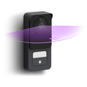 Angle de vision de la platine du rue supplémentaire du visiophone Philips WelcomeEye Connect 3