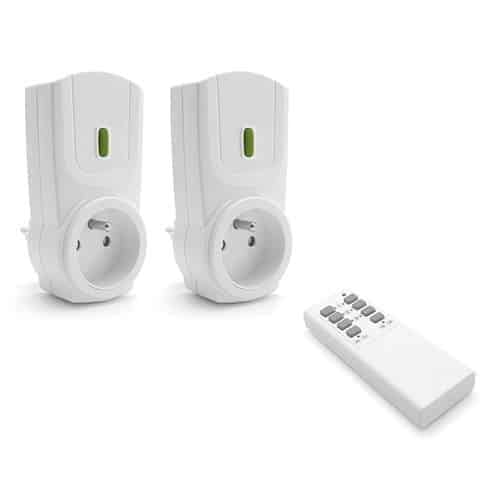 Pack de 2 prises télécommandées