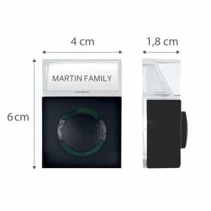 Dimensions bouton d'appel d'Extel