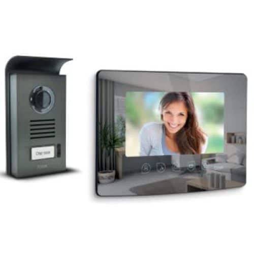 Visiophone filaire Extel Mombo avec effet miroir – Ouverture portail et portillon