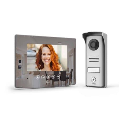 Extel Glass - Ecrã de 7 polegadas de videofone com botões de toque