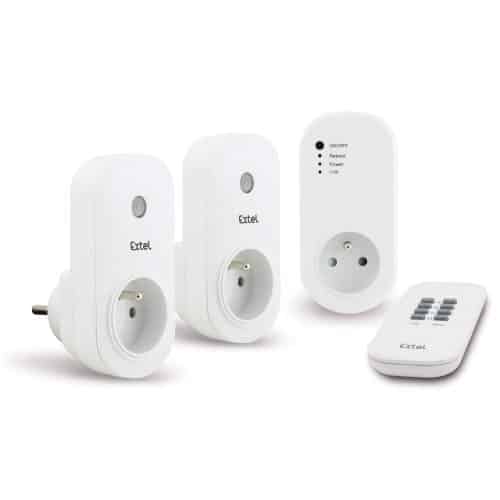 EasyDomo 300 - Kit 3 prises télécommandées wifi int + télécommande