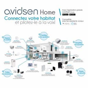 Caméra WR360 écosystème Avidsen Home