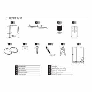 Contenu du kit Extel Lucé 500
