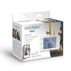 Thermostat filaire Avidsen pack 3D